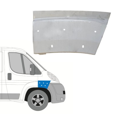 Opravný plech predného blatníka pre Fiat Ducato 2006-2014 / Pravá 14704