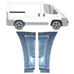 Lem zadného blatníka pre Citroen Jumper 2006-2025 / Ľavá+Pravá / Sada 14218
