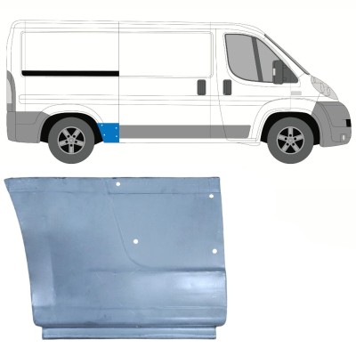 Lem zadného blatníka pre Fiat Ducato 2006-2014 / Pravá 15111