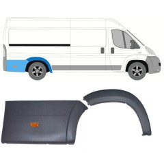 Bočná lišta zadného blatníka so svetlom pre Peugeot Boxer 2006-2014 / Pravá / Sada 14467
