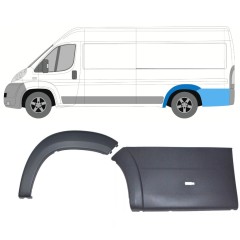 Sada líšt zadného blatníka pre Citroen Jumper 2006-2018 / Ľavý / 14437