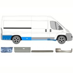 Opravný plech sada pre Peugeot Boxer 2006-2026 / Pravá 16792