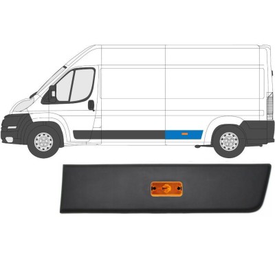 Zadná bočná lišta so svetlom pre Fiat Ducato 2006-2018 / Ľavý / Sada 10679