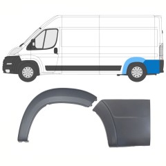 Sada líšt zadného blatníka pre Citroen Jumper 2006-2018 / Ľavý / 14427