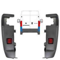 Roh zadného nárazníka 270 stupňov pre Citroen Jumper 2006-2018 / Ľavá+Pravá / Sada 14064