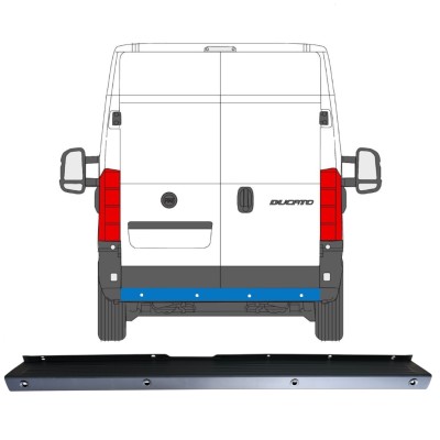 Zadný nárazník PDC pre Fiat Ducato 2006-2018 16925