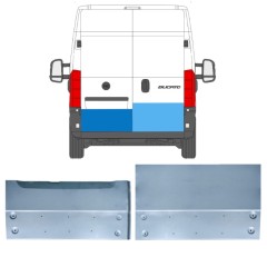 Opravný plech zadných dverí pre Fiat Ducato 2006-2025 / Ľavá+Pravá / Sada 14536