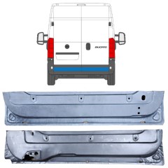 Opravný plech zadných dverí pre Fiat Ducato 2006-2025 / Ľavá+Pravá / Sada 11673