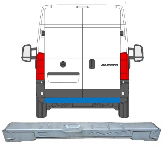 Zadná výstuha pre Fiat Ducato 2006-2026 16869
