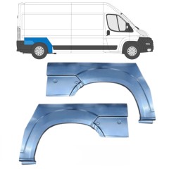 Lem zadného blatníka pre Peugeot Boxer 2006-2025 / Ľavá+Pravá / Sada 14030