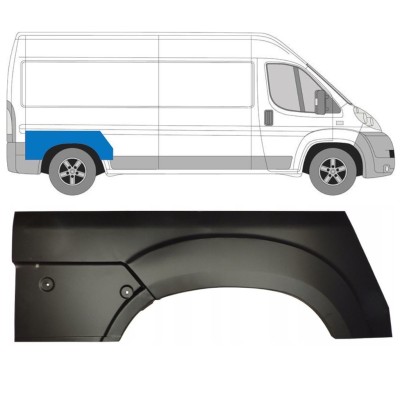 Lem zadného blatníka pre Fiat Ducato 2006-2014 / Pravá 12983