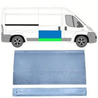 Opravný plech posuvných dverí vnútorný + vonkajší pre Fiat Ducato 2006-2025 / Pravá / Sada 14824