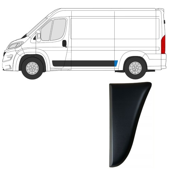 Bočná lišta zadného blatníka pre Fiat Ducato 2018- / Ľavý 14803 Bočná lišta zadného blatníka pre Fiat Ducato 2018- / Ľavý 14803