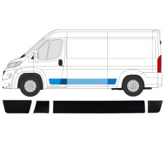 Sada líšt pre Citroen Jumper 2018- / Ľavý 15421