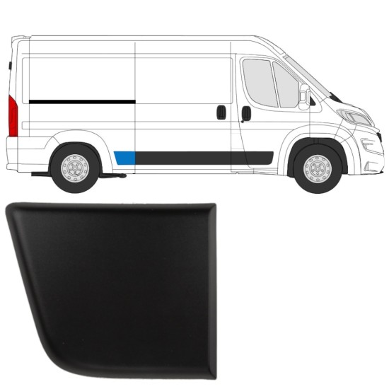 Bočná lišta zadného blatníka pre Fiat Ducato 2018- / Pravá 14804 Bočná lišta zadného blatníka pre Fiat Ducato 2018- / Pravá 14804
