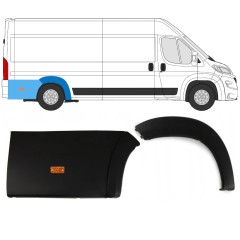 Sada bočných líšt zadného podbehu so svetlom pre Peugeot Boxer 2018- / Pravá / 14464