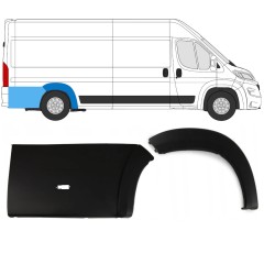 Sada líšt zadného blatníka pre Peugeot Boxer 2018- / Pravá / 14438