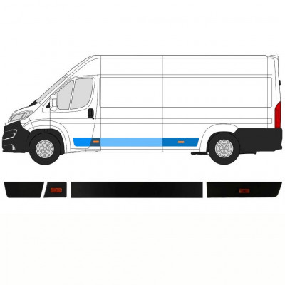 Sada líšt pre Fiat Ducato Boxer Relay 2018- / LWB / Ľavý /  8487