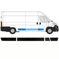 Sada líšt pre Peugeot Boxer 2018- / Pravá / 14420