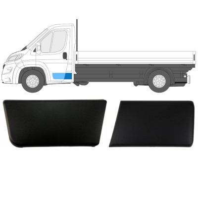 Sada bočných líšt pre jednokabinový voz pre Fiat Ducato 2018- / Ľavý / Jednomiestna kabína / 14809