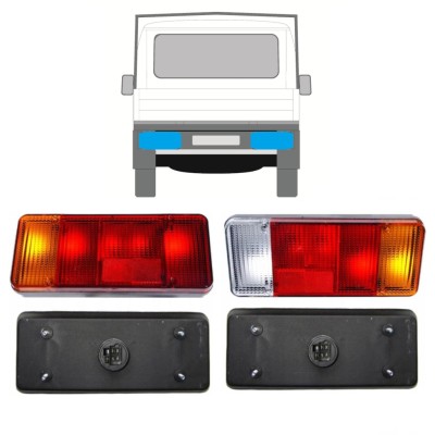 Zadná lampa pre Peugeot Boxer 2006-2014 / Ľavá+Pravá / Sada 14067
