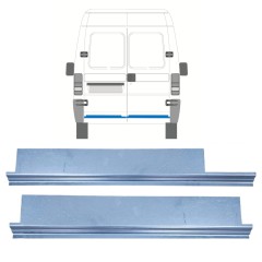 Opravný plech zadných dverí vnútorný pre Peugeot Boxer 1994-2006 / Ľavá+Pravá / Sada 14038