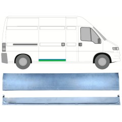 Opravný plech posuvných dverí pre Peugeot Boxer 1994-2002 / Pravá / Sada 14512