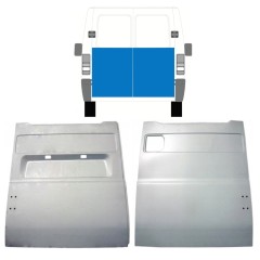 Opravný plech zadných dverí pre Fiat Ducato 1994-2006 / Ľavá+Pravá / Sada 9860