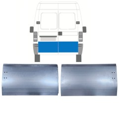Opravný plech zadných dverí pre Peugeot Boxer 1994-2006 / Ľavá+Pravá / Sada 14046