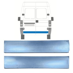 Opravný plech zadných dverí nízky pre Fiat Ducato 1994-2006 / Ľavá+Pravá / Sada 9748