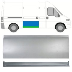 Opravný plech posuvných dverí vnútorný + vonkajší pre Fiat Ducato 1994-2006 / Pravá / Sada 16160