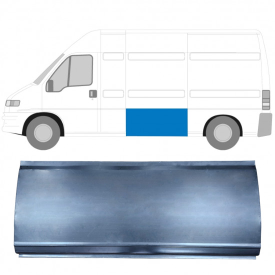 Opravný plech bočnej steny pre Fiat Ducato Boxer Relay 1994-2006 / Vľavo = Vpravo (symetrické) 11767