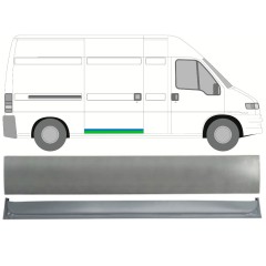 Opravný plech posuvných dverí vnútorný + vonkajší pre Peugeot Boxer 1994-2006 / Pravá 16172