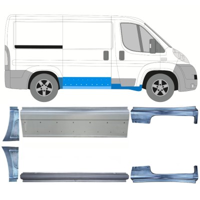 Opravný plech sada pre Fiat Ducato 2006-2014 / Ľavá+Pravá / 14812