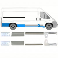 Opravný plech prahu pre Fiat Ducato 2006- / Ľavá+Pravá / Sada 10889