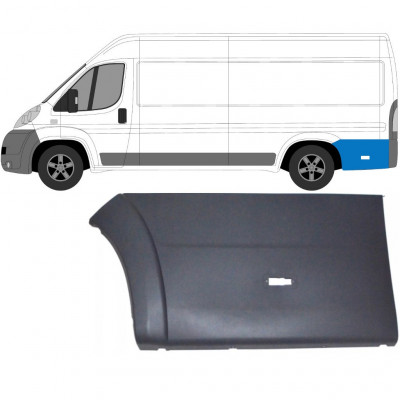 Zadná bočná lišta pre Fiat Ducato 2006- / XLWB / Ľavý 6557