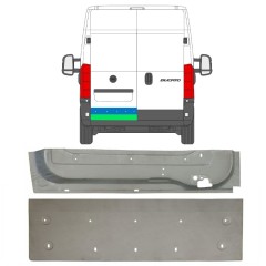 Opravný plech zadných dverí pre Peugeot Boxer 2006-2025 / Pravá / Sada 14259