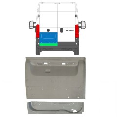 Opravný plech zadných dverí pre Peugeot Boxer 2006-2025 / Ľavý / Sada 14271
