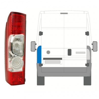 Zadná lampa pre Fiat Ducato 2006-2014 / Ľavý 8240