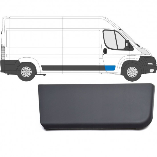 Lišta predných dverí pre Fiat Ducato 2006- / Pravá 6529