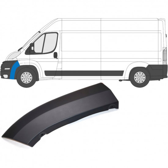 Bočná lišta predného nárazníka pre Fiat Ducato 2006- / Ľavý 6539