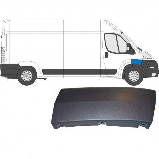 Bočná lišta predného blatníka pre Fiat Ducato 2006- / Pravá 6540