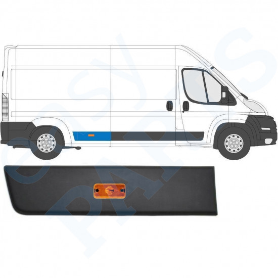Zadná bočná lišta so svetlom pre Fiat Ducato 2006- / Pravá /  10680