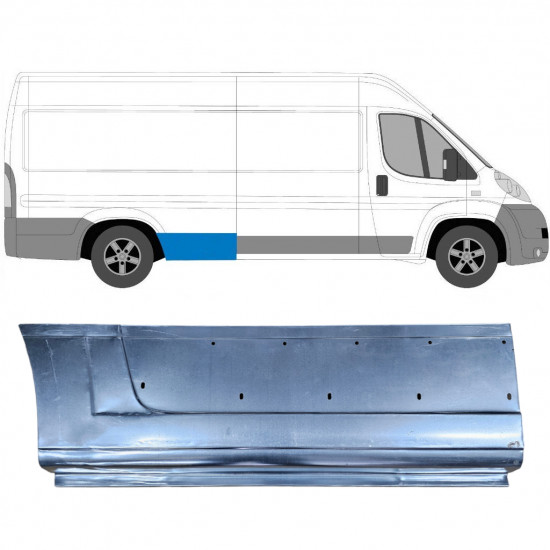 Lem zadného blatníka pre Fiat Ducato 2006- / Pravá 6527
