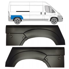 Lem zadného blatníka pre Fiat Ducato 2006-2025 / Ľavá+Pravá / Sada 11727