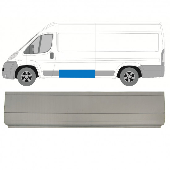 Opravný plech bočnej steny pre Fiat Ducato 2006-  / Ľavý 11133