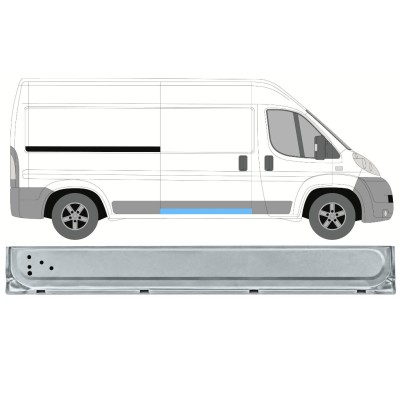 Opravný plech posuvných dverí vnútorný pre Fiat Ducato 2006-2026 / Pravá 17042