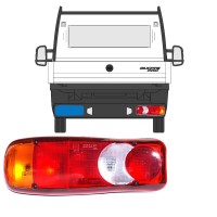 Zadná lampa pre Fiat Ducato 2014-2018 / Ľavý 15336