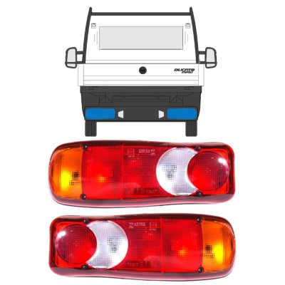Zadná lampa pre Citroen Jumper 2014-2018 / Pravá / Sada 14066
