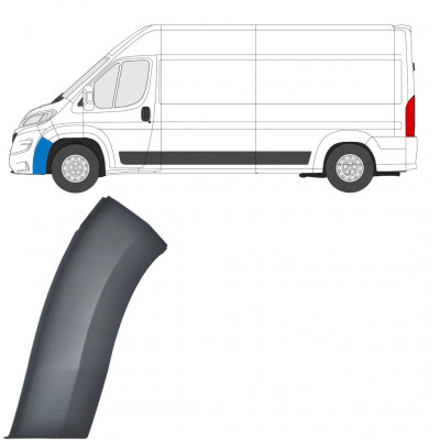 Bočná lišta predného nárazníka pre Fiat Ducato 2014-2018 / Ľavý 7766